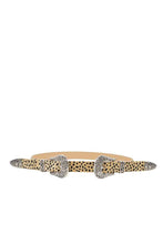 Load image into Gallery viewer, Leopard Double Buckle Belt
