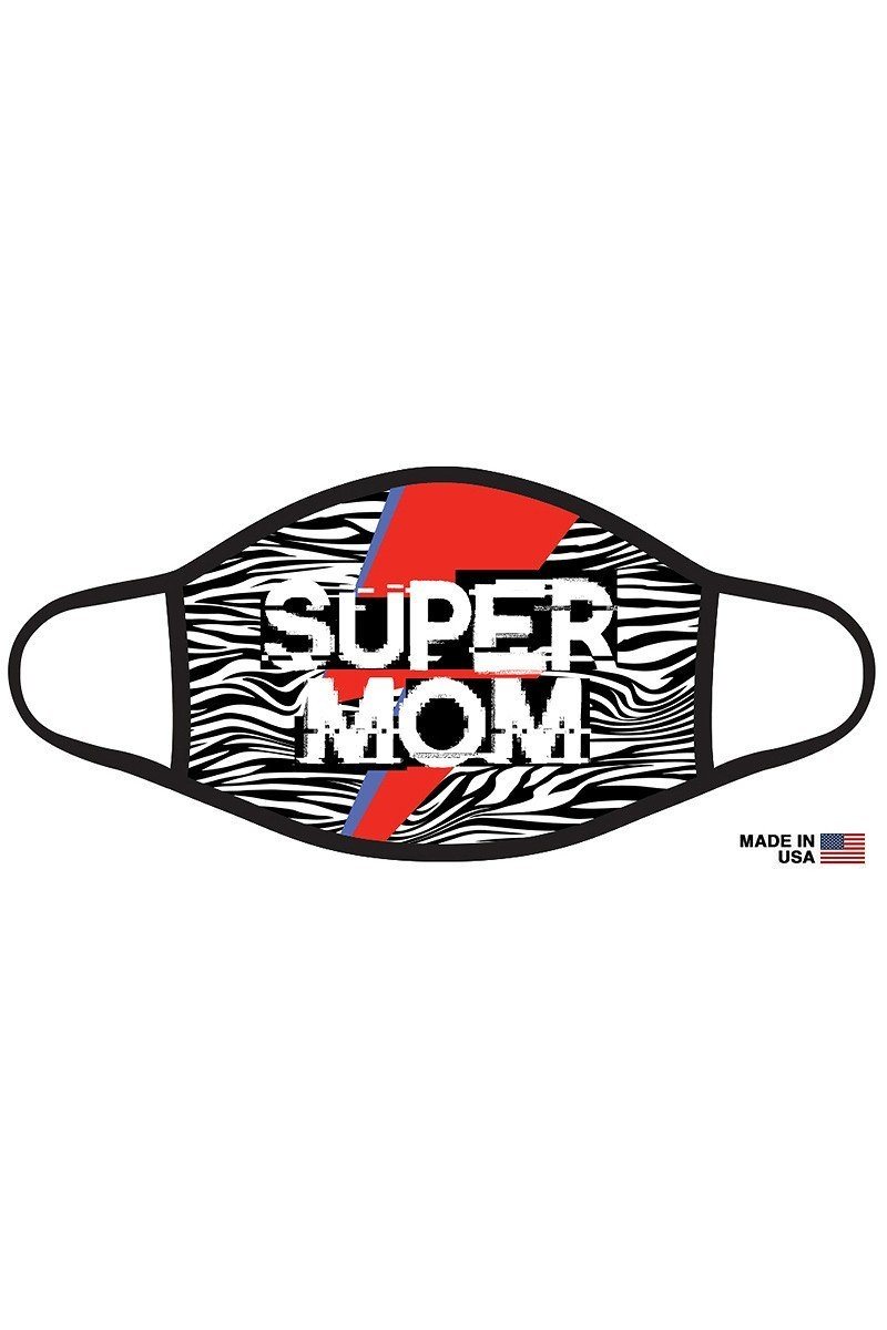 Super Mom Graphic Printed Face Mask