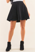 Load image into Gallery viewer, Black Skater Skirt
