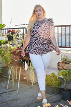 Load image into Gallery viewer, Plus Size Charming Leopard Print Top
