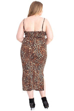Load image into Gallery viewer, Leopard Print Cardigan and Dress Set
