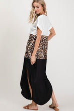 Load image into Gallery viewer, Leopard Block Maxi Dress
