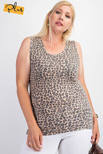 Load image into Gallery viewer, Leopard Ribbed Tank
