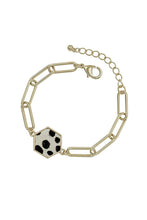 Load image into Gallery viewer, Metal Clothing Pin Chain Leopard Bracelet
