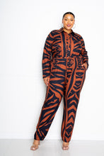 Load image into Gallery viewer, Button Up Long Sleeve  Jumpsuit
